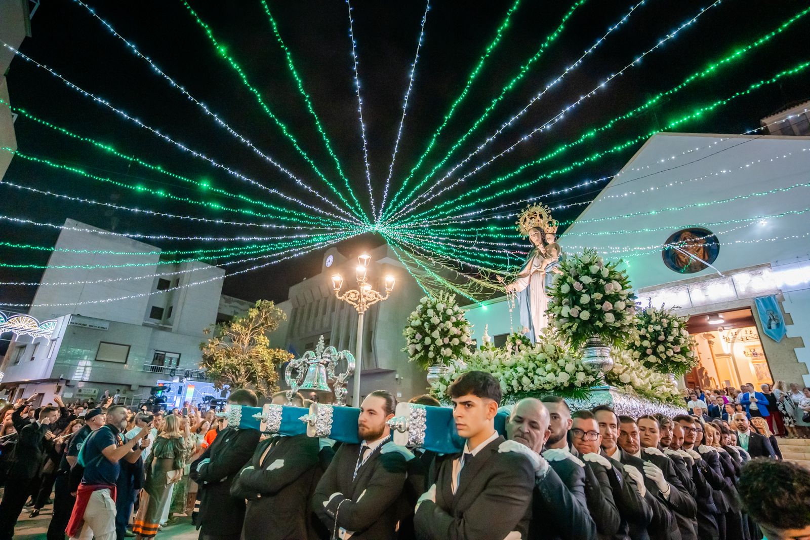 Procesión virgen del rosario