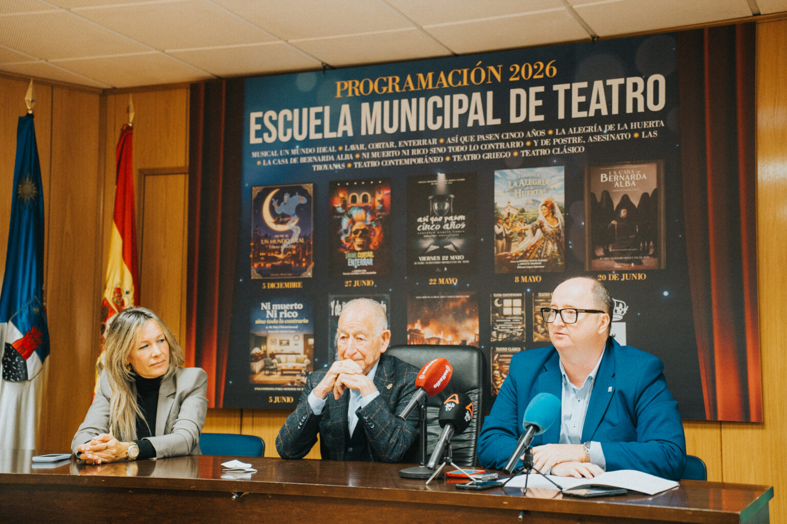 Actuación de alumnos de la Escuela de Teatro