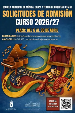 Escuela de Música admisiones 2026